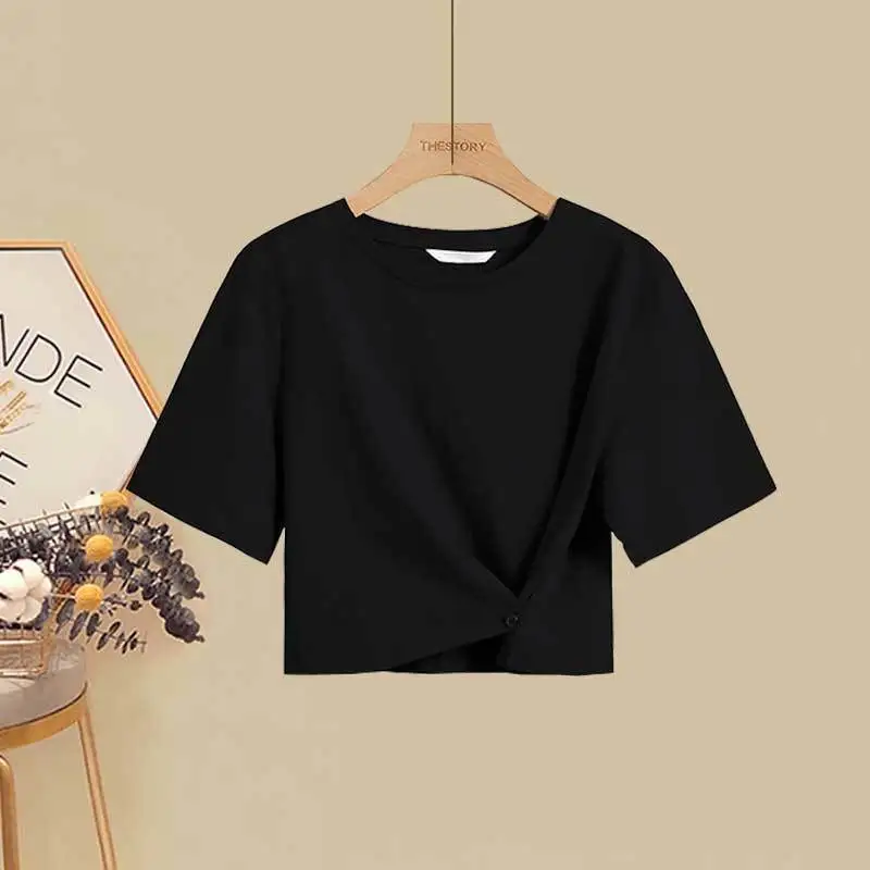 Женский костюм с футболкой и коротким рукавом Ковбойское тонкое платье разрезом