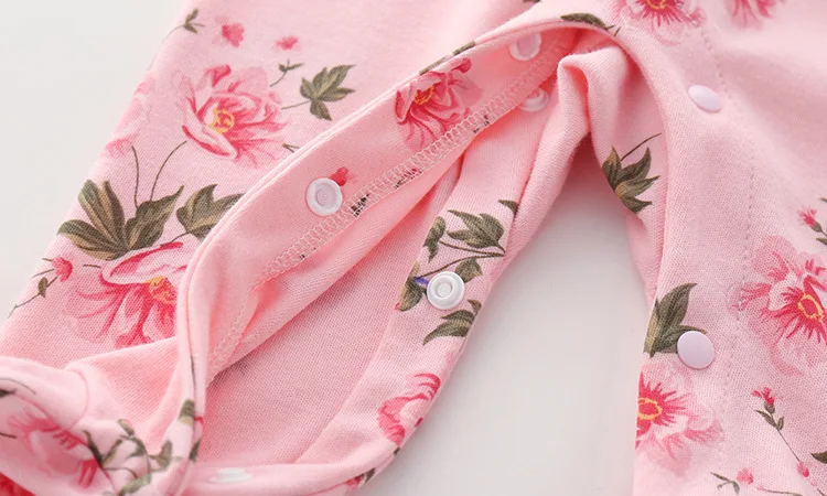 Комбинезоны и шапки для новорожденных девочек с цветочным принтом 2 шт.|Комплекты