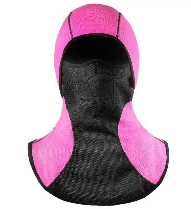 MK055 pink Новая мотоциклетная маска для лица, зимняя шапка, Флисовая теплая, ветрозащитная, велосипедная, лыжная, Балаклава, головной убор, велосипедная маска, шарф - Цвет: MK055 pink