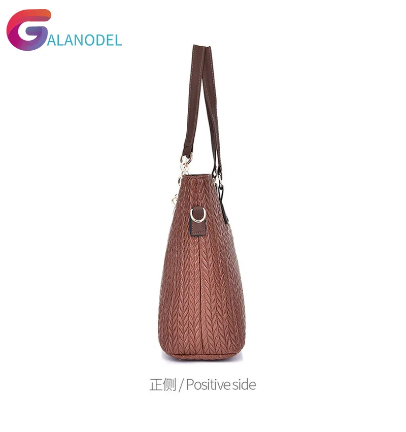 6 шт./компл. женские сумки через плечо с принтом композитные дамские сумочки и