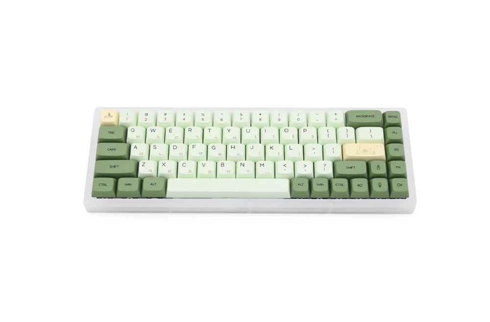 Набор клавиш с зеленым чаем маття XDA V2 набор толстых PBT для клавиатуры gh60 покер 87 tkl