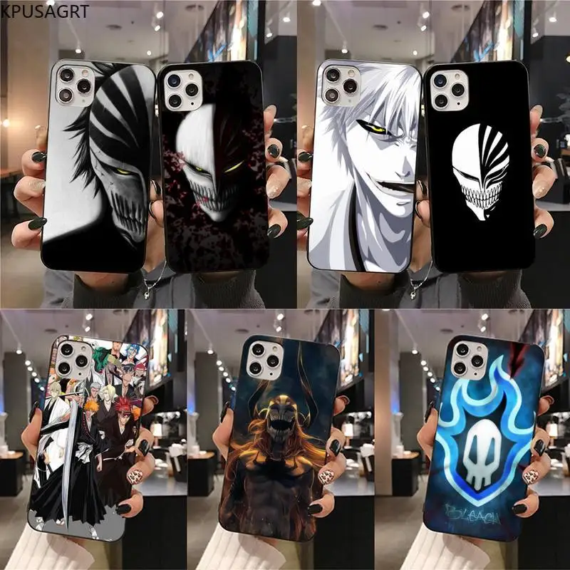 Чехол для телефона Bleach Аниме Ичиго Куросаки iphone 12 pro max 11 XS MAX 8 7 6 6S Plus X 5S SE 2020 XR чехол