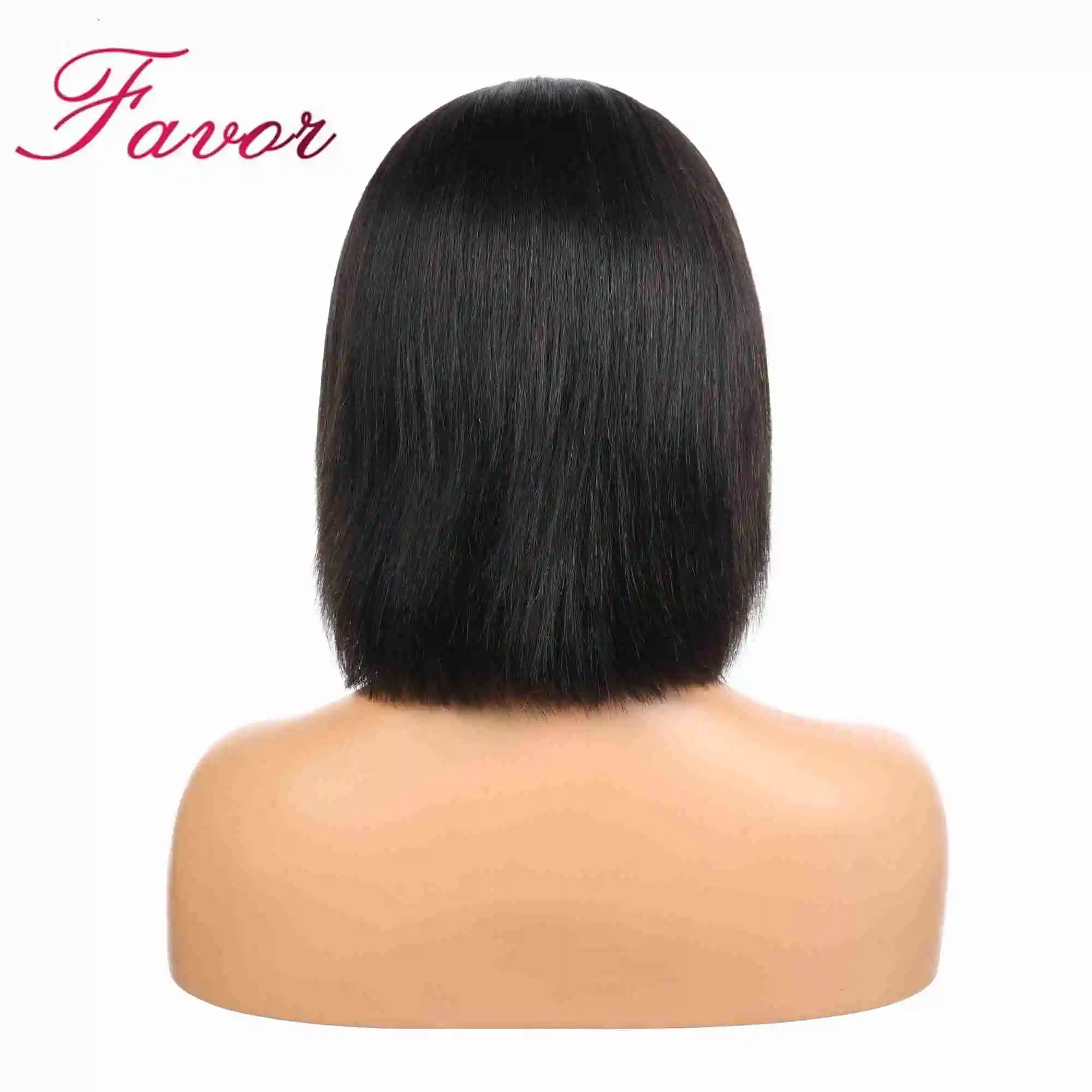 Парики из человеческих волос с желтым Бобом предварительно выщипанные