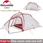 Палатка Naturehike на 4 человек, большая вместимость, 1 комната, 1 зал, Всесезонная, для кемпинга, двухслойный туристический тент с бесплатным ковриком