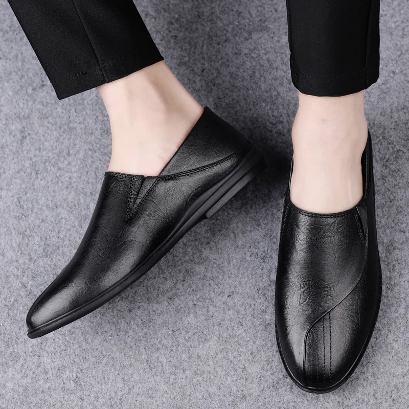 

Zapatos Casuales Para Hombre De Cuero Casual Fashion Shoes Mens Hot Sale Men's Leather Sneakers Men Sapatos Zapatos Casuales