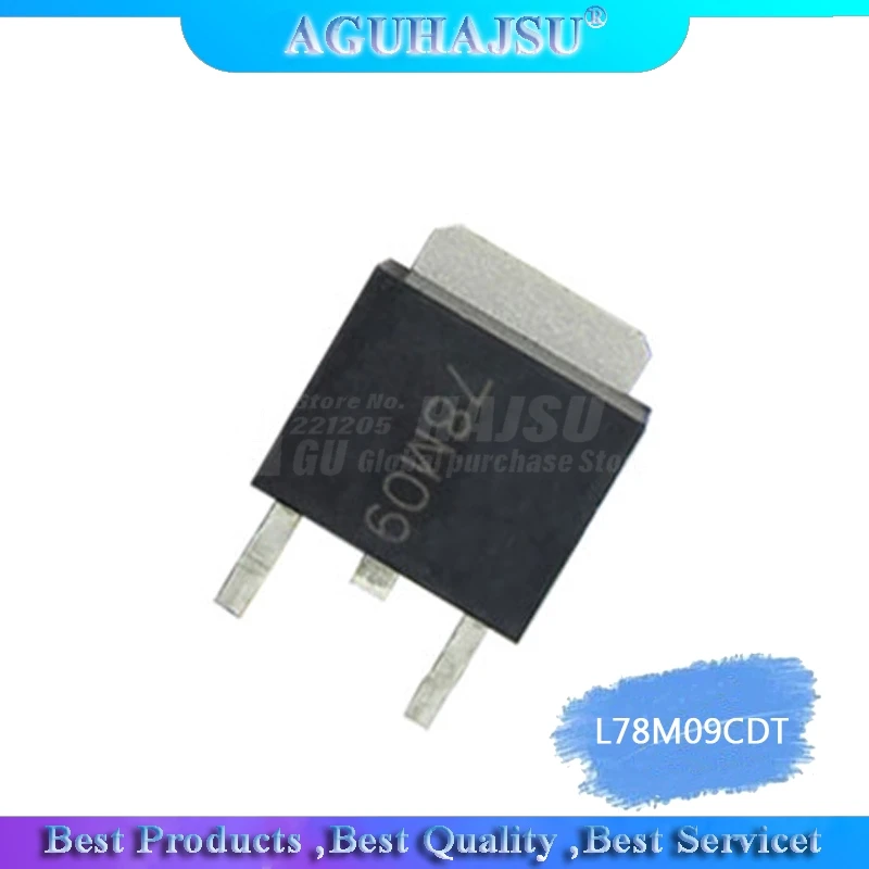 10 шт. L78M09CDT TO 252 78M09 SMD L78M09 Новый линейный регулятор чип|Интегральные схемы| |