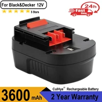 culhye 12v 3600mah ni mh replacement battery for black decker a1712 fs120b fsb12 hpb12 a12 a12 xj a12ex fs120b fsb12