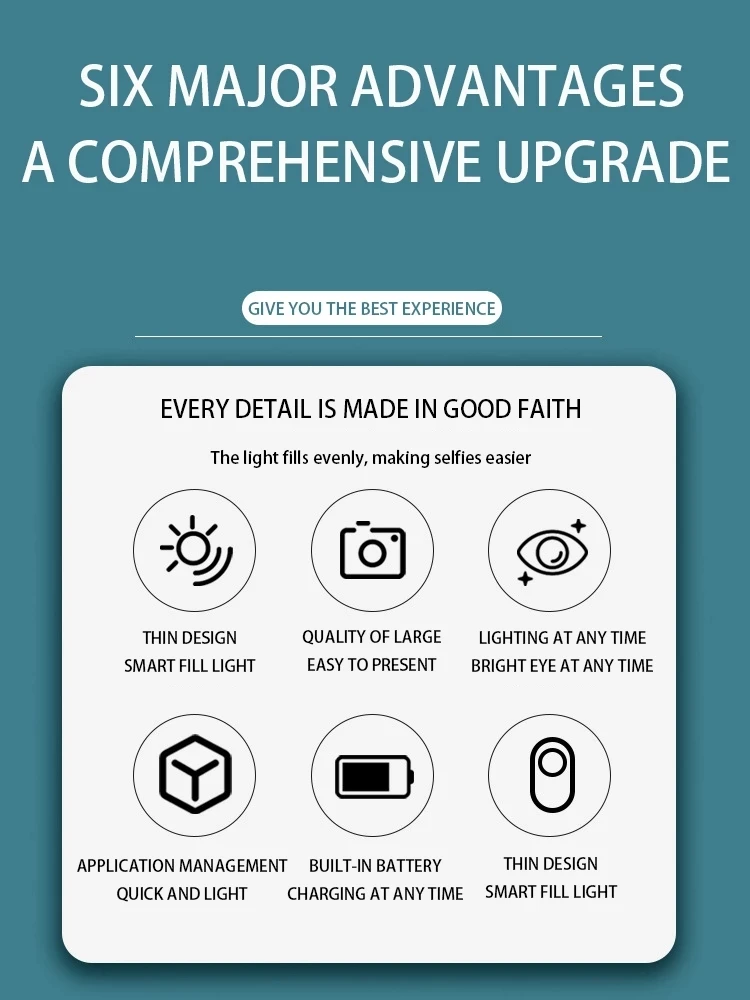 

For iPhone 12 Pro Max Fill Light Case Ring Light Flash Selfie Beauty Frameless Case For iPhone 11 Pro Max XR XS X 7 8 Plus Shell