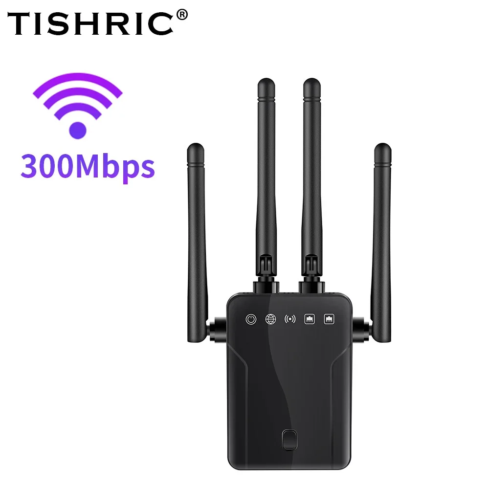 

TISHRIC Wi-fi Router Repeater Wifi 300Mbps Dual Band Wifi Signal Amplifier Wifi Extender Long Range Wifi Repeater Wifi Booster
