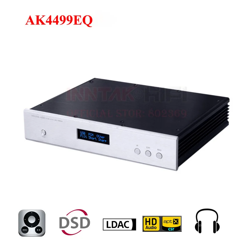 Hi-Fi AK4499 полный баланс ЦАП CSR8675 Bluetooth 5,0 APTX-HD LDAC поддержка DSD/32 бит 384K