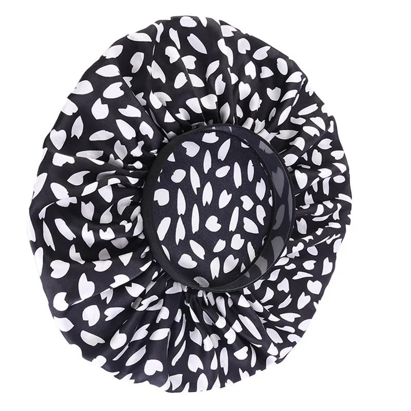 Новая женская красивая однотонная шелковая шляпа большого размера с цветочным