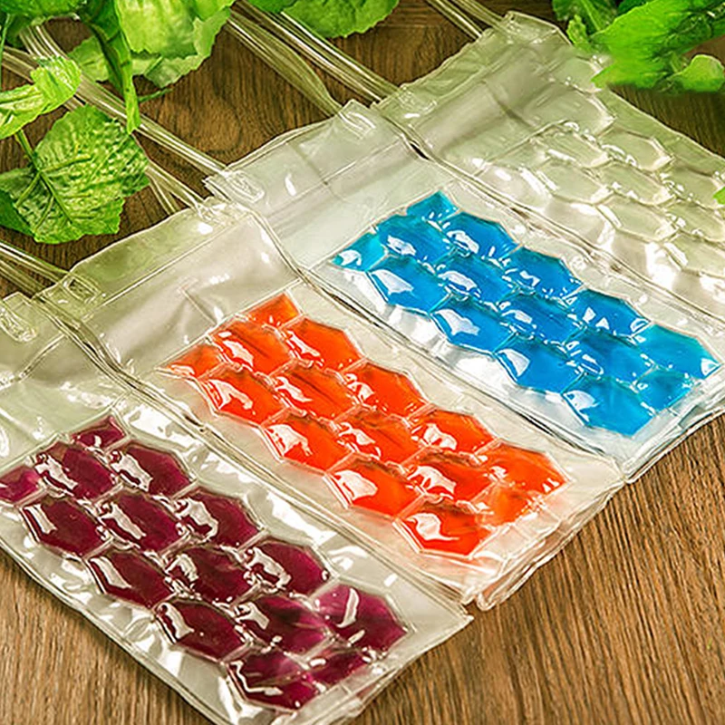 

Wine Bottle Freezer Bag Beer Chilling Cooler Bag Ice Cooling Gel Holder Carrier Portable Liquor Ice-Cold Tools &Chillers PVC Bag