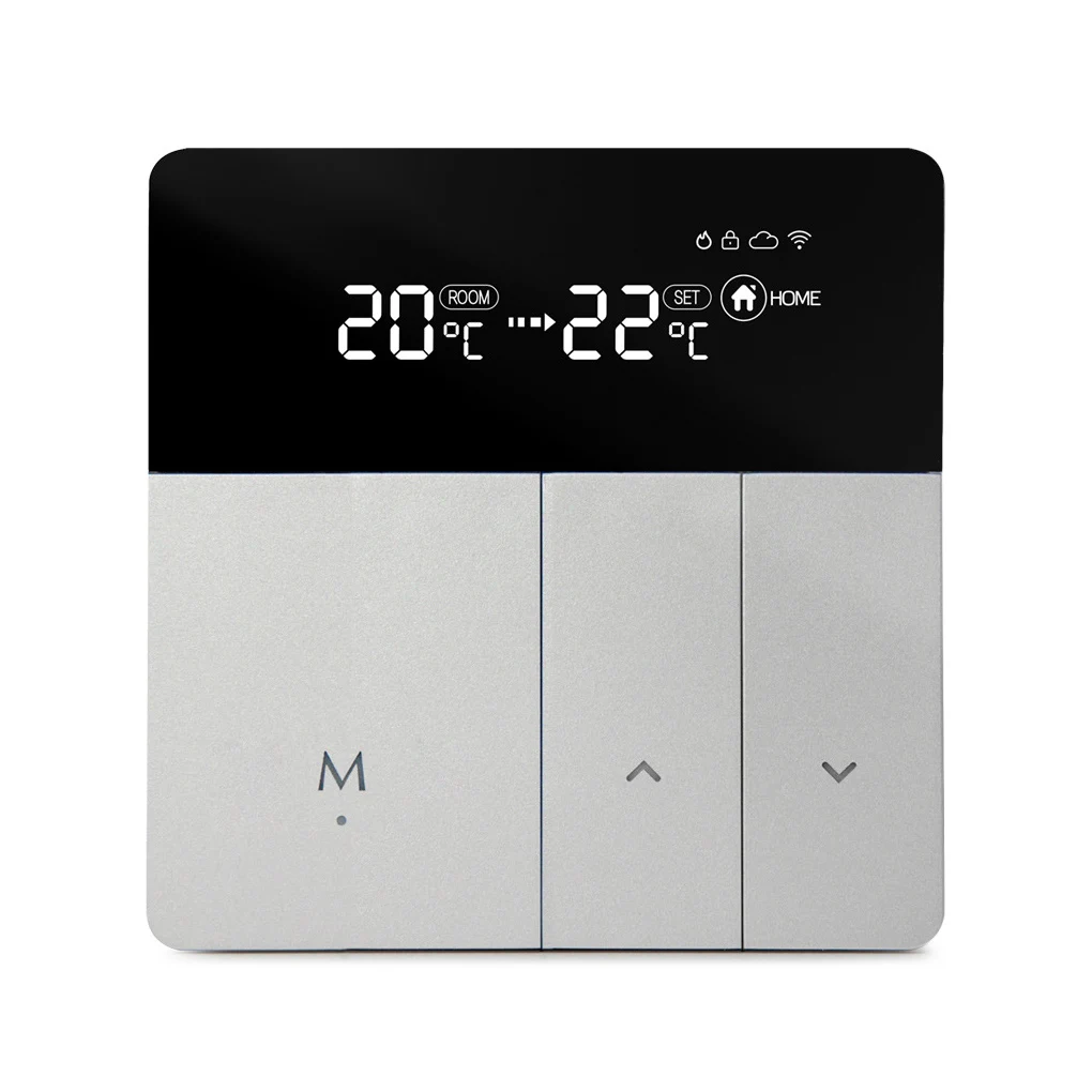 

Digital Display WiFi Smart Thermostat Large Phone App 5 to 60℃ Temperature Controller for Mall Intelligent Devices Home Supplies