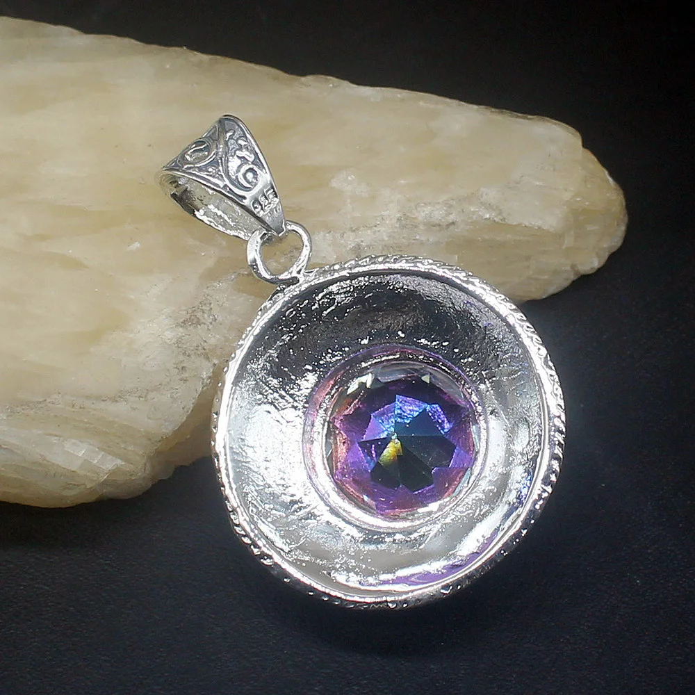 Gemstonefactory ювелирные изделия большая акция серебро 925 пробы античный круглый