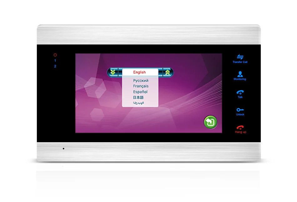 JeaTone 7 дюймов видео дверной звонок монитор домофон с 1200TVL наружная камера IP65 домофон система Поддержка Камера видеонаблюдения