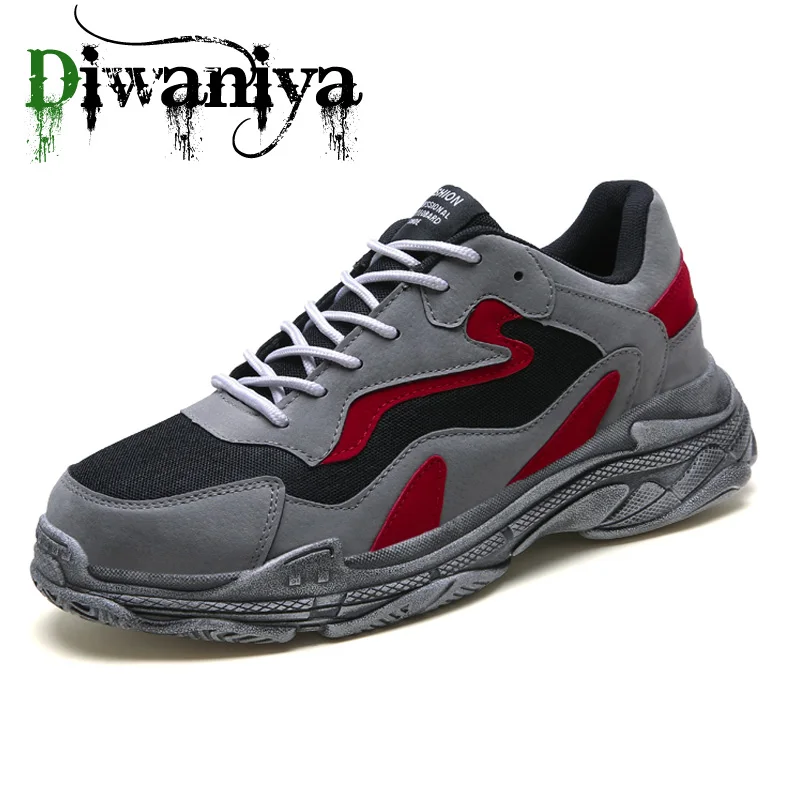 Diwaniya Four Seasons Youth Fashion Trend Shoes Men Casual Ins Hot Sell Sneakers Men New Colorful Dad Shoes Male Big Size 36-45