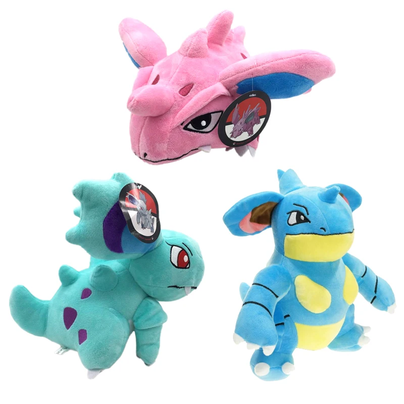 20 30 см плюшевая Nidoqueen Nidorino Nidorina Милая новая Реалистичная кукла из мультфильма с