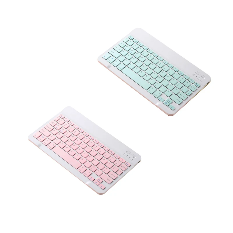 

Wireless Keyboard Bluetooth Keyboard for iPad Phone Tablet keycaps Rechargeable keyboard For Android for iOS Ultra Thin Keyboard