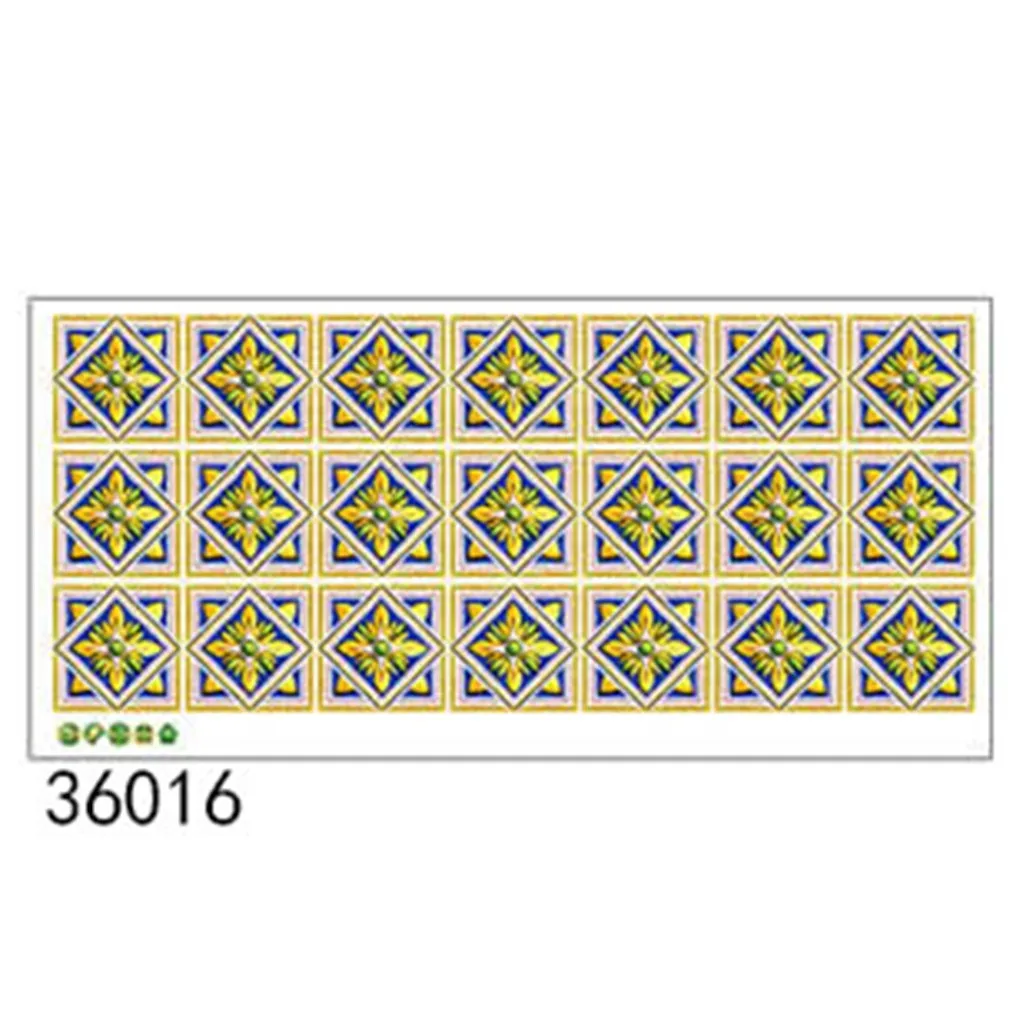 Наклейки для плитки гостиной кухни спальни напольное украшение съемная