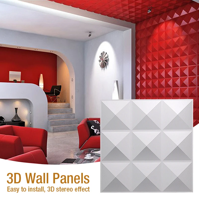 50x50 см 3D пластиковые формы для плитки панели s прессформы штукатурки стены