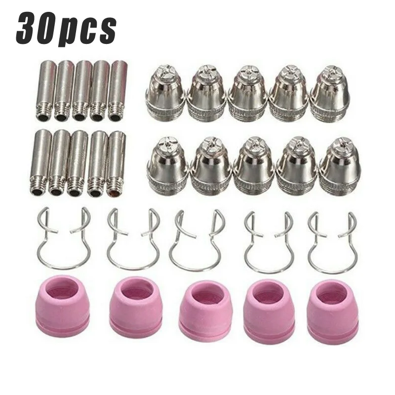 

30pcs AG-60 SG-55 Plasma Cutter Torch Consumables Electrode Tips Shield Guide