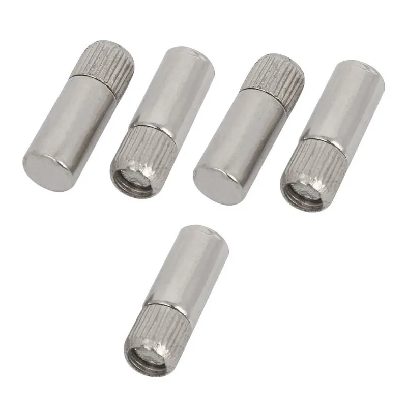 Полка для шкафа из дерева и стекла 8 мм диаметр опорный держатель шпильки 5