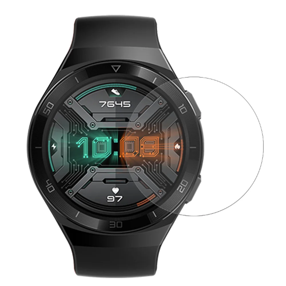 Ультратонкое закаленное стекло для Huawei Watch GT2e защитная пленка Премиум качества 46