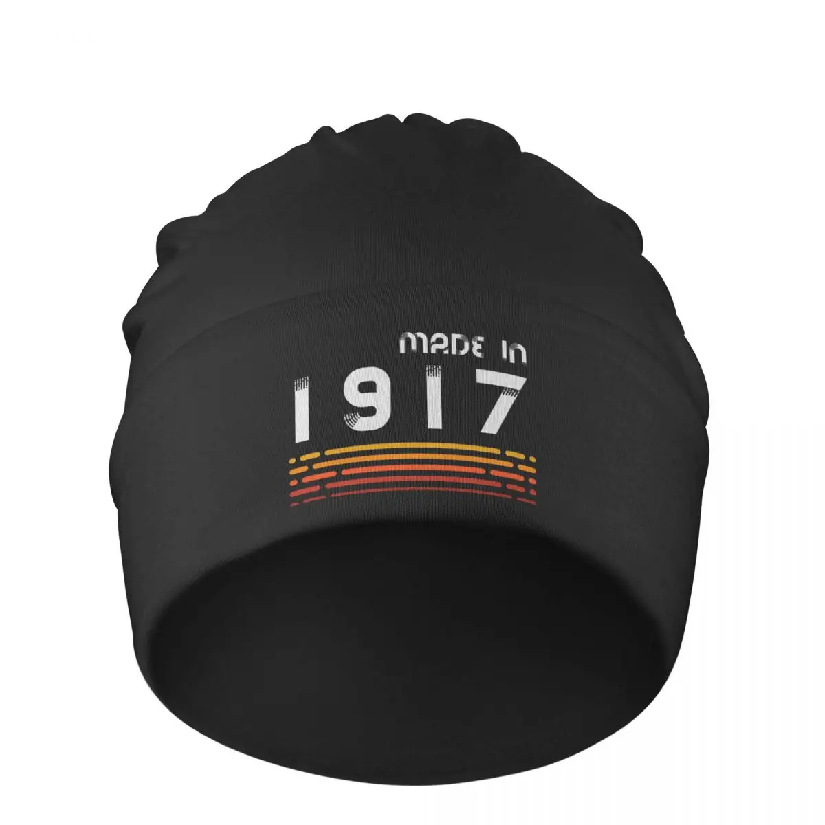 

1917 Scofield Skullies Beanies Made In Retro 100th Birthday Gift Knitted Winter Warm Bonnet Hats Men Women's Unisex Ski
