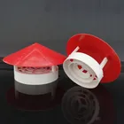 Решетка вентиляционного отверстия из ПВХ на крышу 75 мм, 110 мм, 160 мм, круглая вентиляционная крышка, жалюзи, воздухопроницаемая трубка, Концевая крышка, вентиляционная система