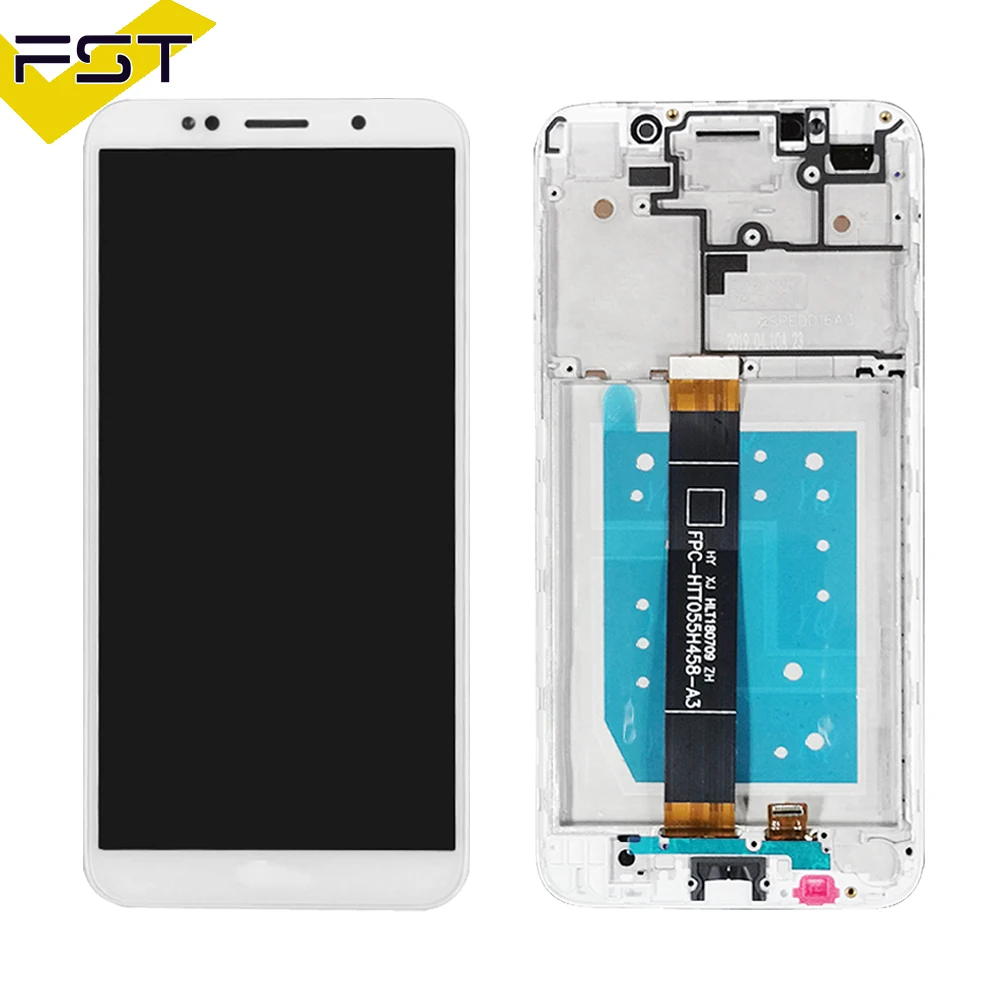 5,45 ''для huawei Honor 7A ЖК-дисплей+ сенсорный экран дигитайзер 7S DUA-L22 L02 L22 LX2 для huawei Honor 7A ЖК-экран с рамкой - Цвет: White with Frame