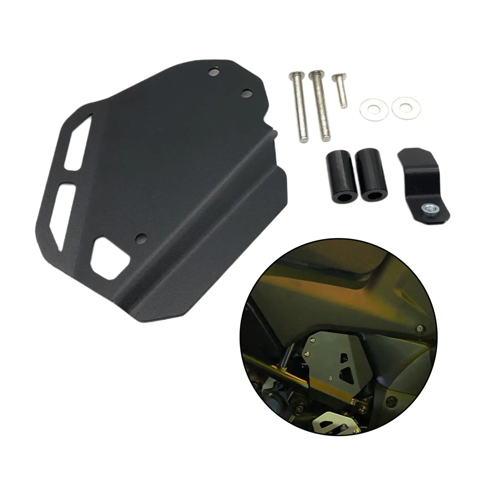 

Motorcycle Body Right Heat Shield Brake Cylinder Guard Cover for Suzuki DL1050XT 2019-2020 Motorcycle Accessories