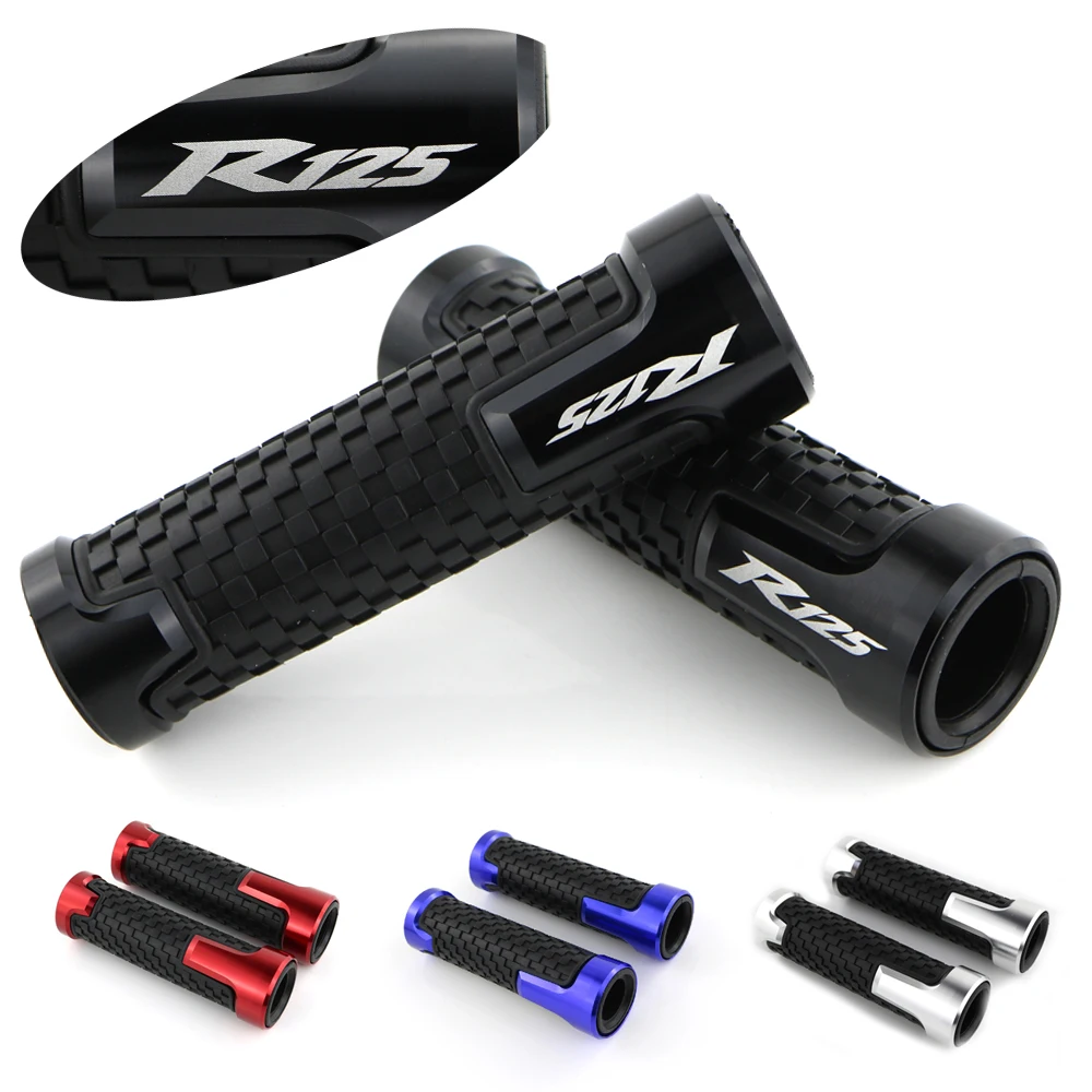 

Fit For Yamaha YZF-R125 CNC Motorcycle Aluminum Grip Handlebar Handle Grips None-Slip Rubber