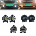 Светодиодные противотуманные фары 3 дюйма, противотумансветильник фары для Lada Priora Gazelle Chevrolet Niva Matiz, яркие фасветильник s 6000K H11 12 В DRL