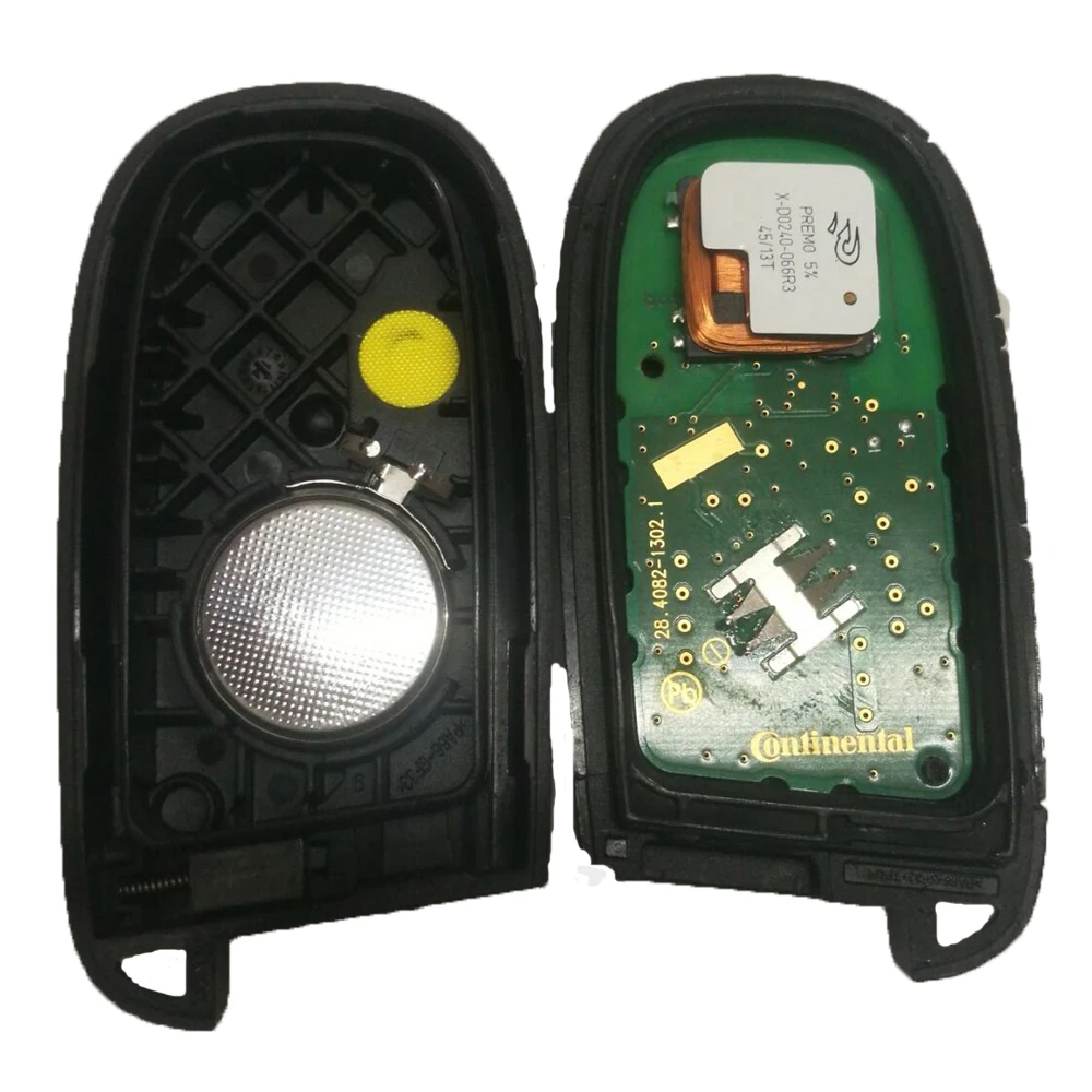 KEYECU OEM Автозапуск дистанционного Брелок бесконтактных смарт ключ 3 кнопки 433 МГц 4A