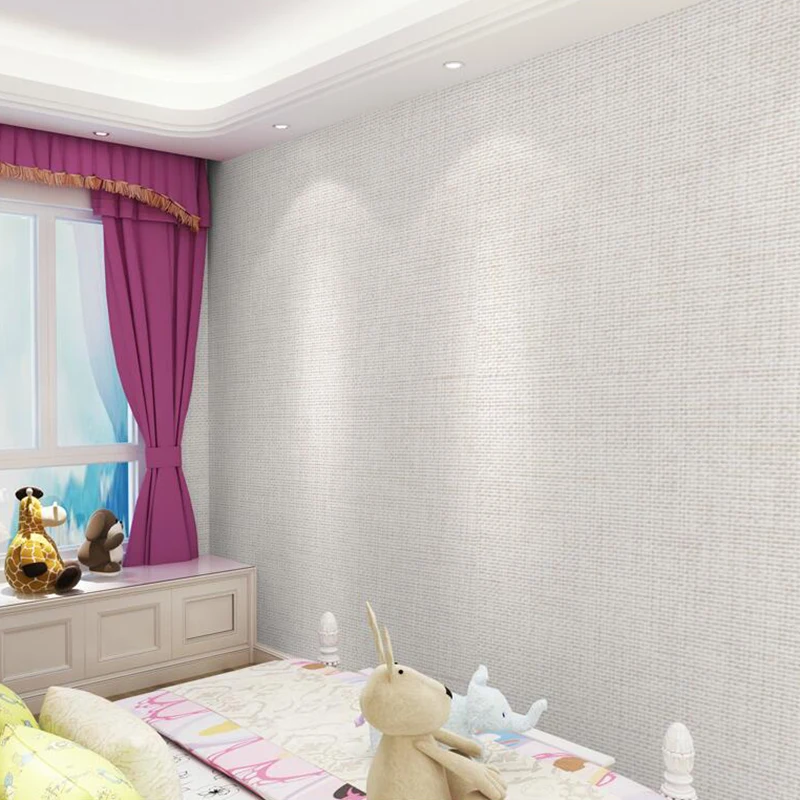 Современные Настенные обои из льняной кожи бесшовные 3d для спальни гостиной