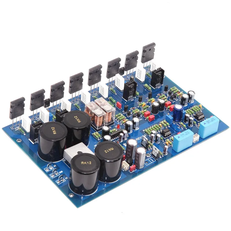 

E601 C5200 T1943 Tube Fever HiFi 300W+300W High-Power Class AB 2.0 Channel Audio Amplifier Board With Protection Circuit