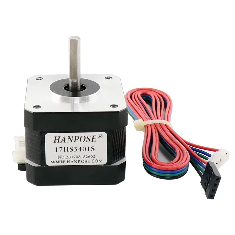 Nema 17 шаговый двигатель 17HS3401S 1.3A 28N.CM 34 мм 4 свинцовый 42 BYGH с DuPont проводами ЧПУ лазер