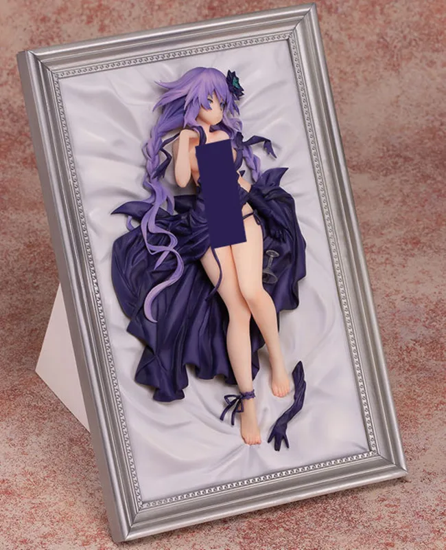 

Hyperdimension Neptunia Purple Heart PVC Action Figure 25CM Anime Figure Collection Model Toys Sexy Girl Doll Gift