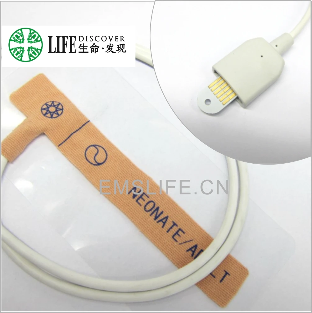 

Masimo LNOP бандаж клейкий одноразовый многоразовый датчик кислорода Spo2 для новорожденных, взрослый размер 10 шт. в одной упаковке