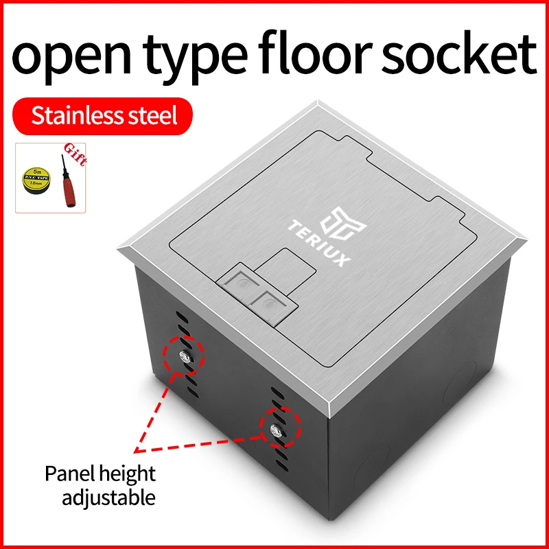 Заводская распродажа розетка из нержавеющей стали встраиваемая - Цена: 41.15