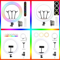 10inch 13inch 18inch selfie led ring light camera phone photography studio lighting ringlight for youtube makeup video no tripod