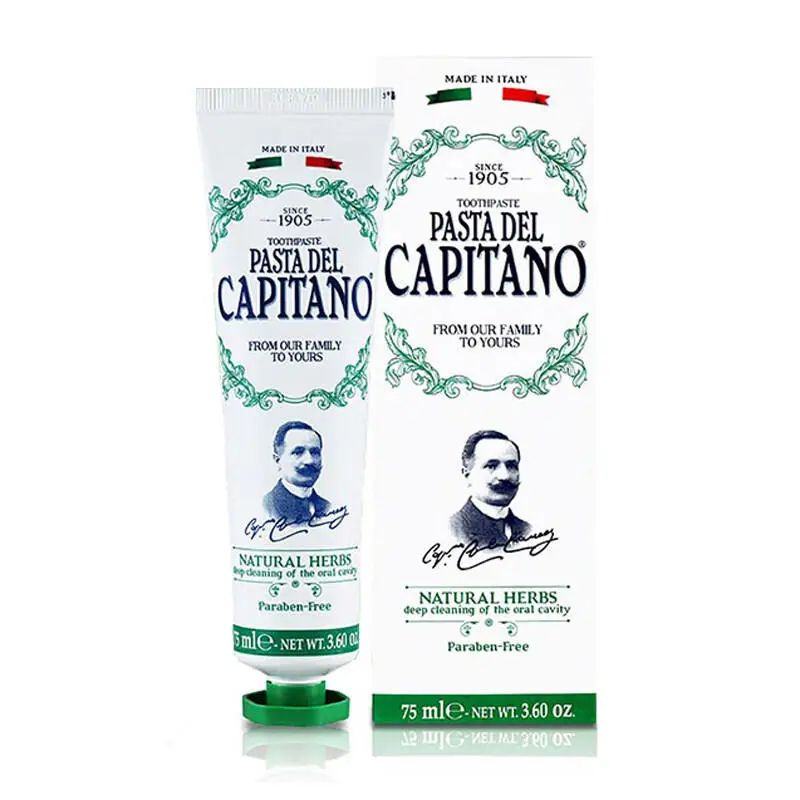 Антибактериальная аллергическая зубная паста CAPITANO для ухода за зубами удаление