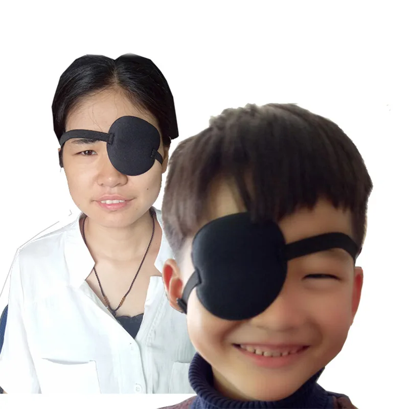 2020 New Unisex Single Eye Patch Washable Adjustable Concave Medical Pirate Cosplay Costume Accessories | Красота и здоровье