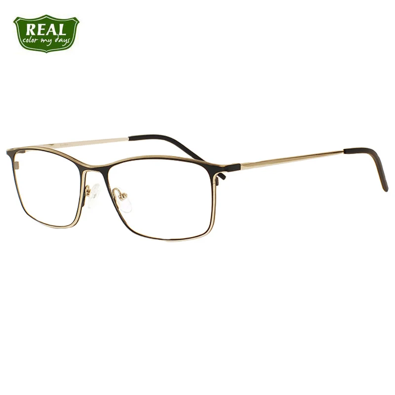 Китайские дизайнерские мужские металлические оптические оправы тонкая