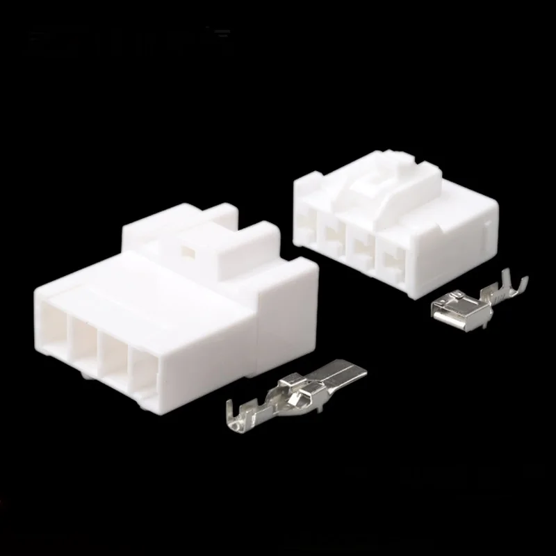 100 комплектов, 4 контакта 7283-3040 MG651926, гнездовой автоматический электрический разъем 7,8 мм, штепсельные розетки для большого тока