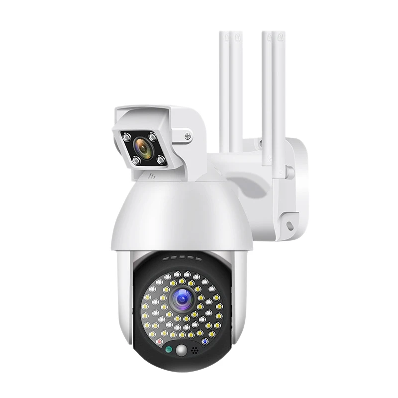

PTZ Camera Outdoor Waterproof 1080P HD Motion Tracking IP Binocular Security Camera Mini Wireless Wifi Camera-EU Plug