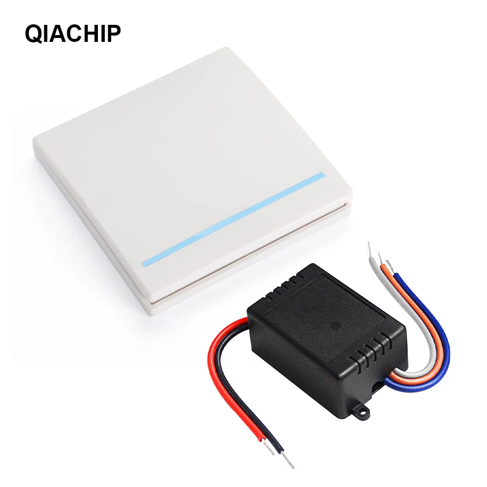 QIACHIP 433 МГц Универсальный вкл/выкл DC 12 В 24 светильник цифровой RF пульт