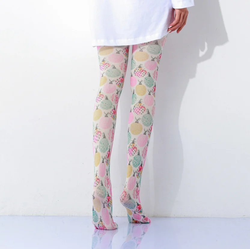 High Quality Womens Creative patterned stockings perfume tights  printed pantyhose