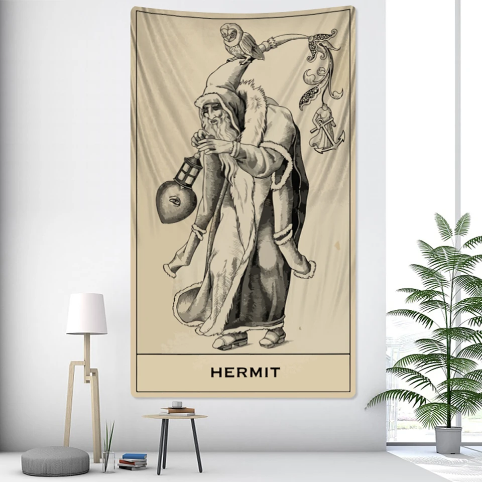 Колдуна волшебника гобелен для домашнего декора Хиппи Мандала Спальня украшение