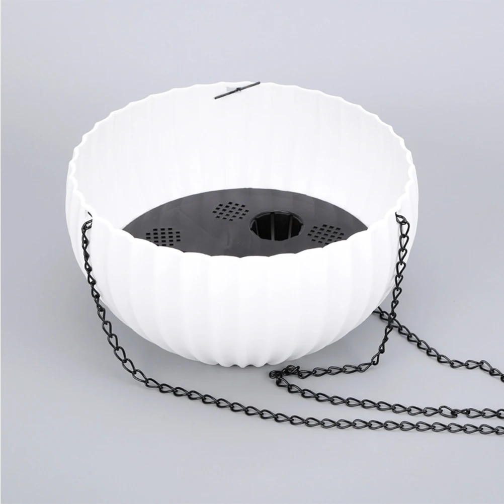 Automatic Water Suction Hanging Plant Pot Round Flower Pots Decorative Thickened Basket Home Garden | Дом и сад
